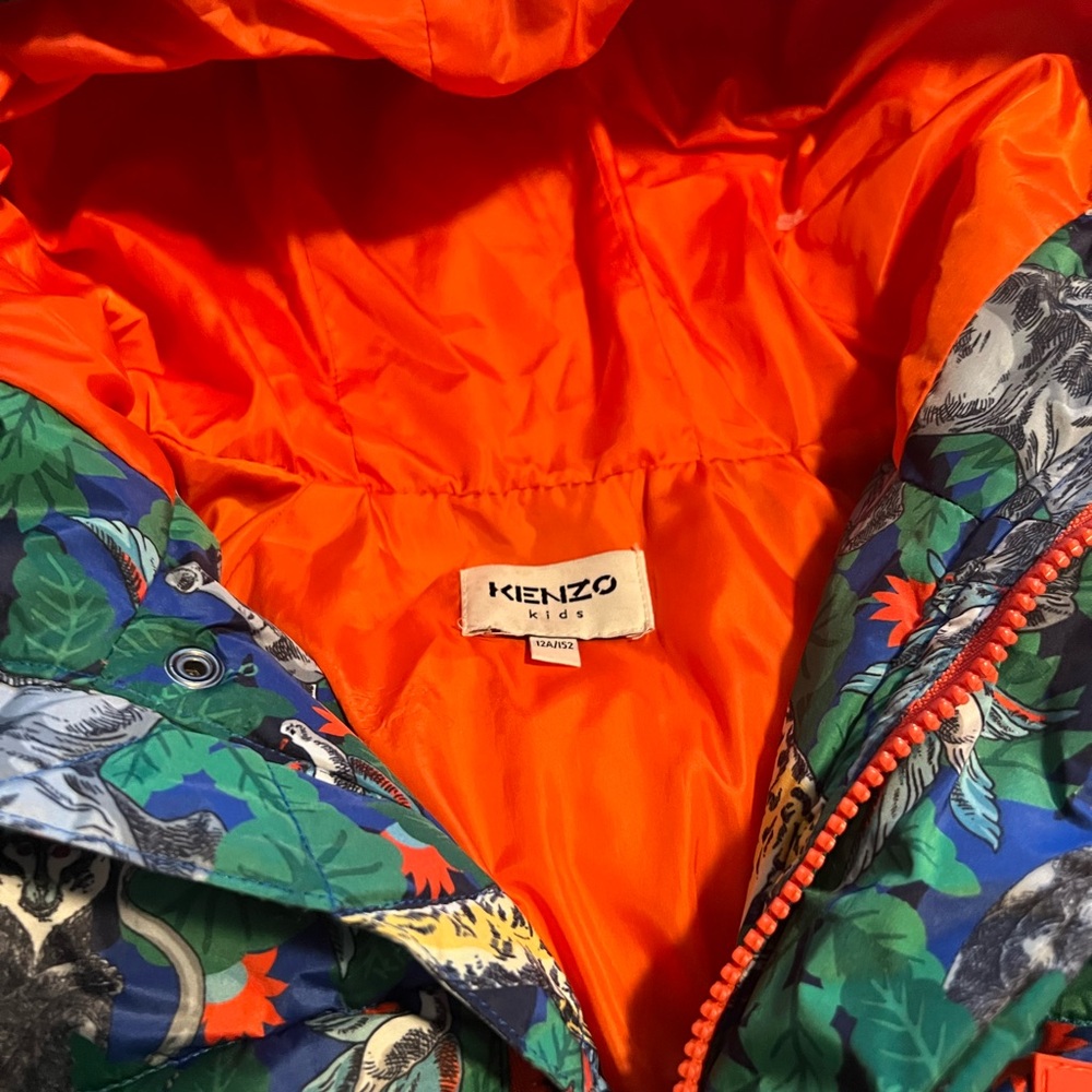 Colorful Patterned Kenzo Puffer Jacket - Picture 4 of 6